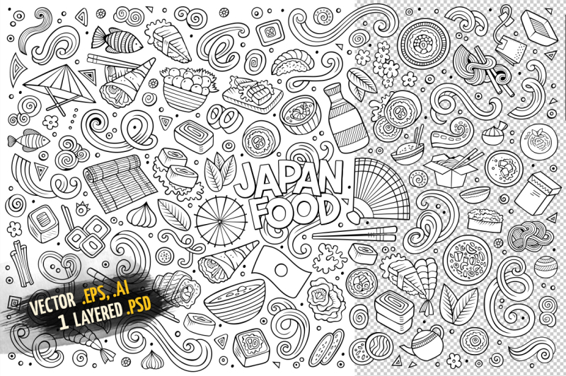 japan-food-objects-amp-symbols-set