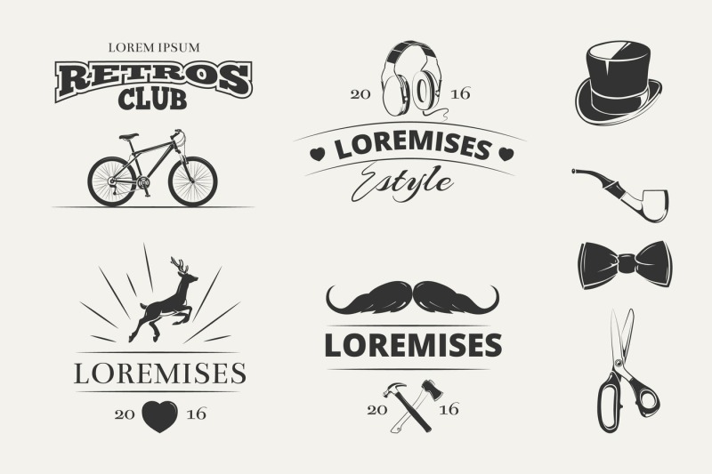 hipster-vector-emblems-labels-badges