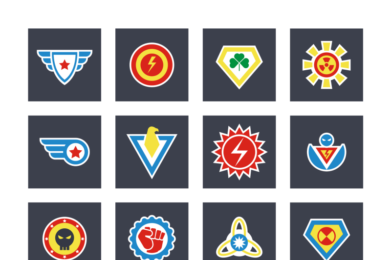 superhero-color-vector-badges-emblems-logos