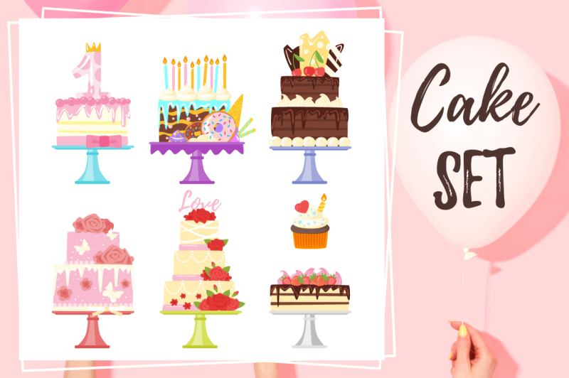 cartoon-sweet-cakes