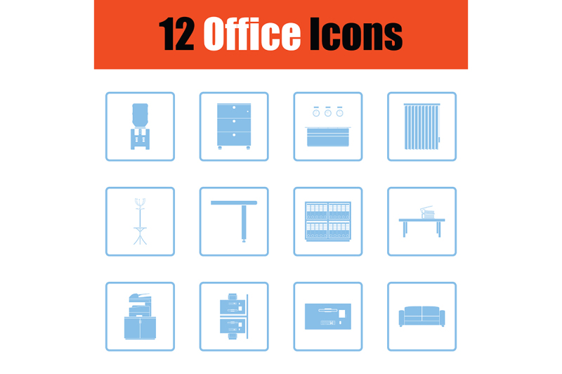 office-furniture-icon-set