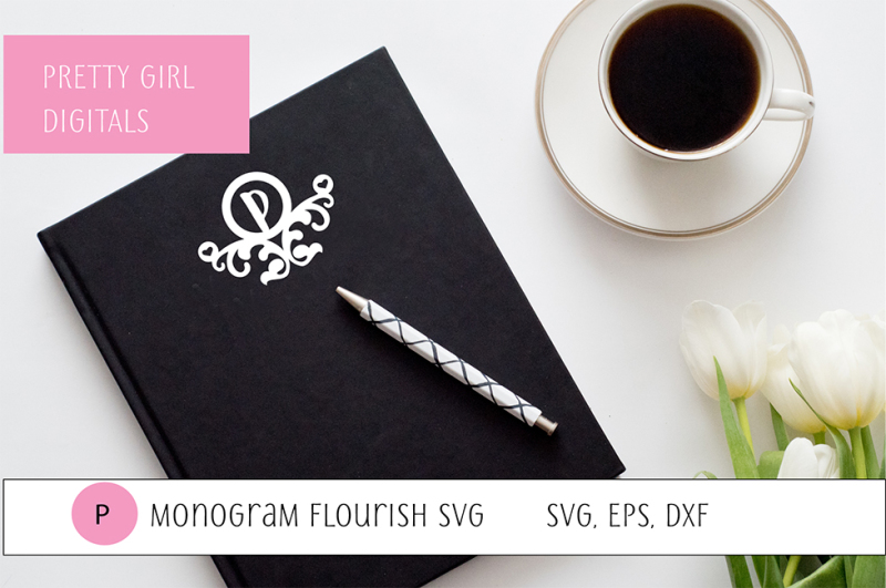 monogram-p-flourish-fame