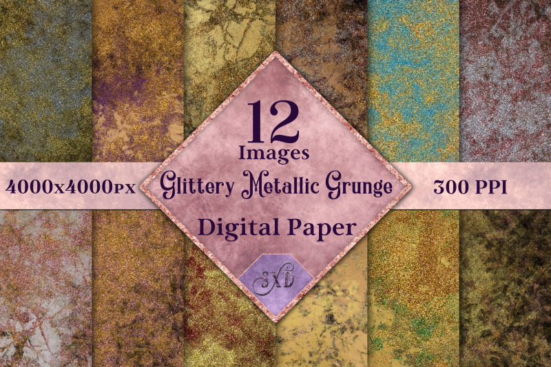 glittery-metallic-grunge-digital-paper-12-image-set