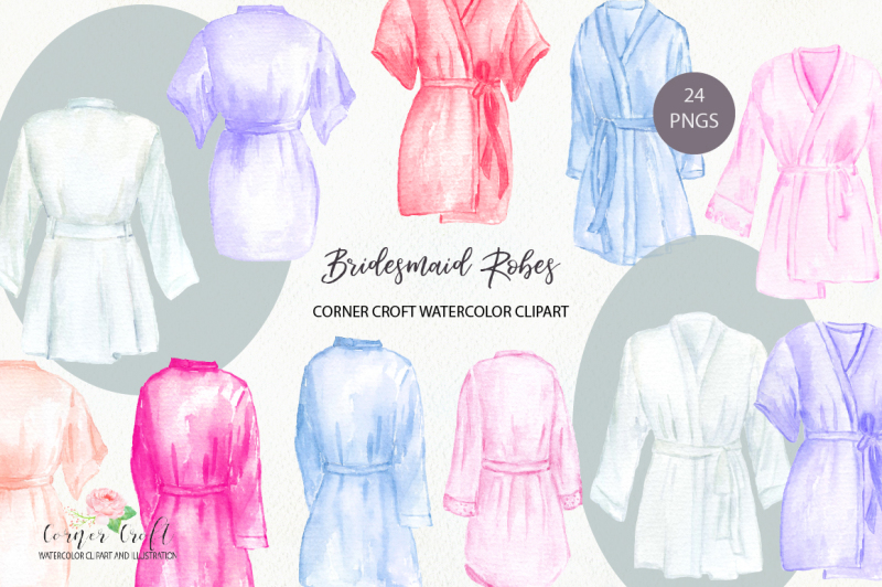 watercolor-bridesmaid-robe-clipart