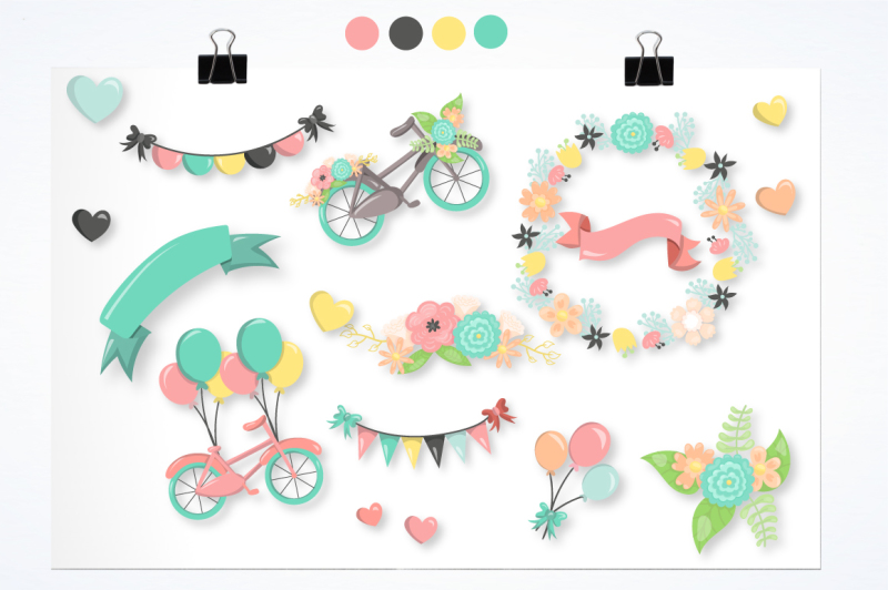 summer-bicycle-graphics-and-illustrations