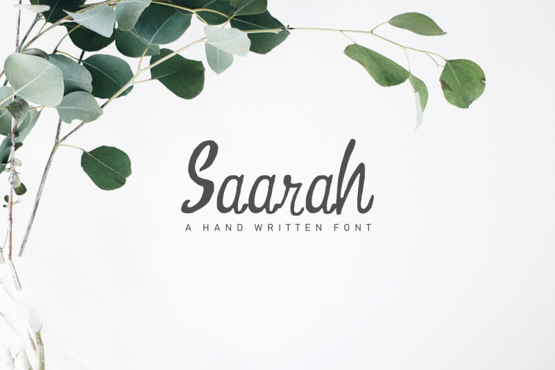 saarah-fresh-handmade-font