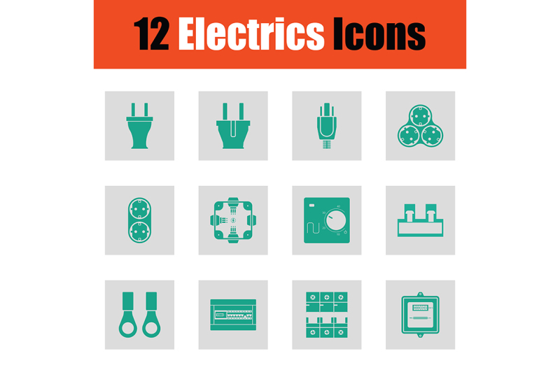 electrics-icon-set