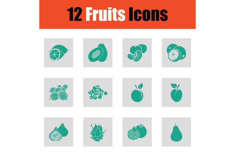 set-of-fruits-icons