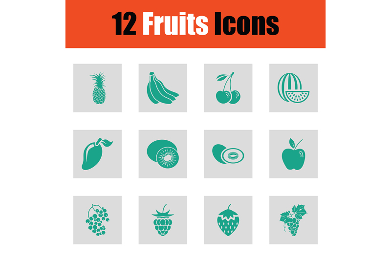 set-of-fruits-icons