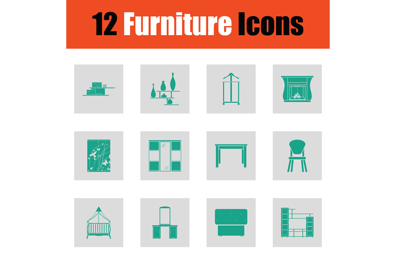 home-furniture-icon-set