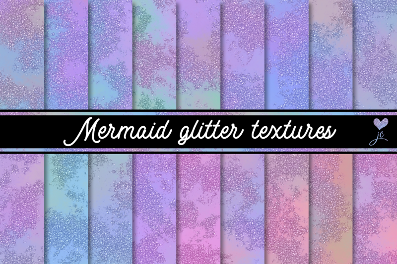 mermaid-glitter-textures