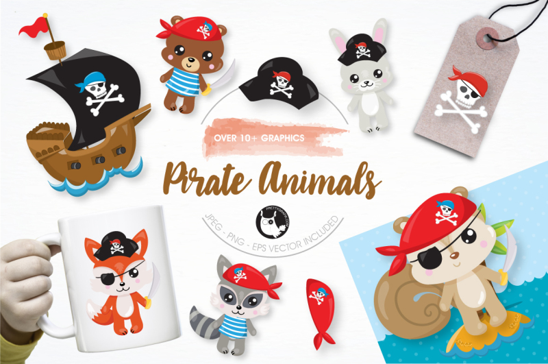 pirate-animals-graphics-and-illustrations
