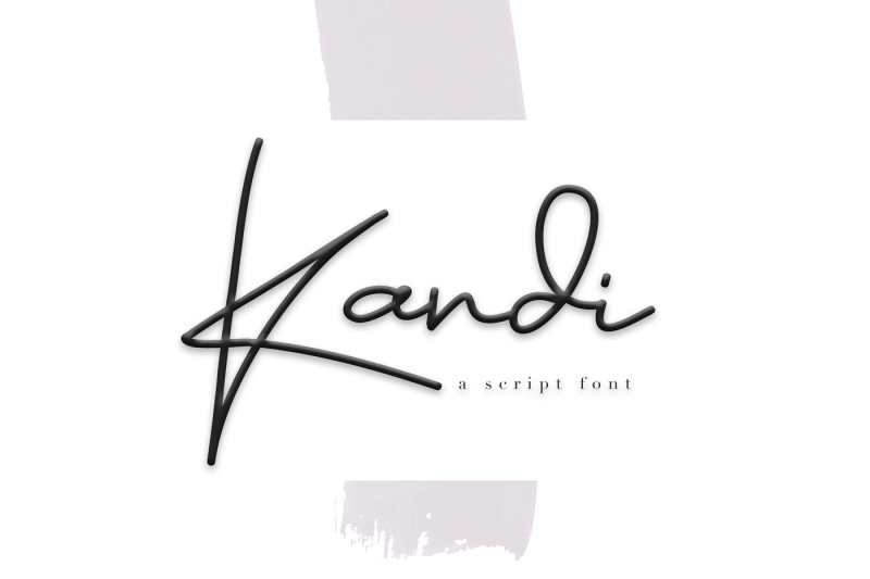 kandi-chic-signature-font