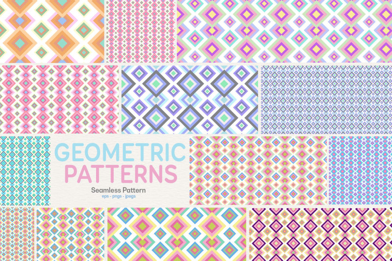funky-geometric-pattern-set