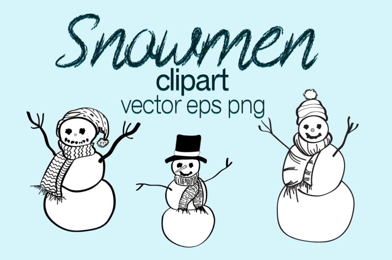 snowmen-clipart