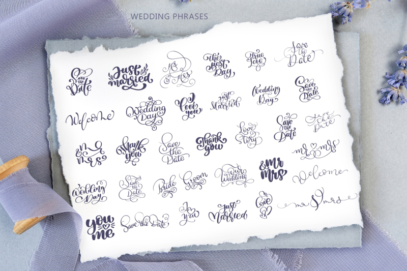 wedding-vector-calligraphy
