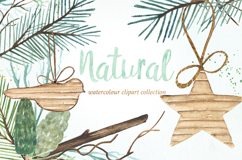 natural-winter-forest-watercolor-clipart
