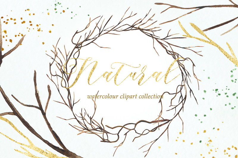 natural-winter-forest-watercolor-clipart