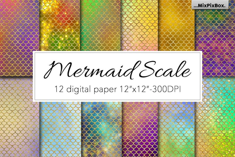 mermaid-scale-textures