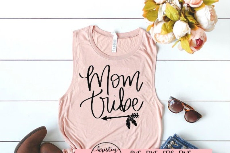 Download Mom Tribe SVG DXF EPS PNG Cut File • Cricut • Silhouette By Kristin Amanda Designs SVG Cut Files ...