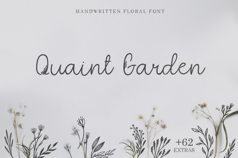 quaint-garden-floral-font