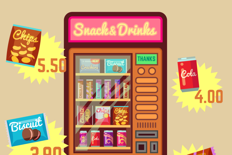 retro-vector-vending-machine-with-snacks-and-drinks-flat-icons