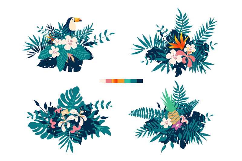 tropical-design-graphics-bundle
