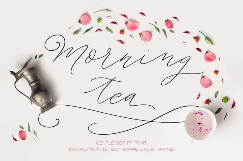 morning-tea-script-font