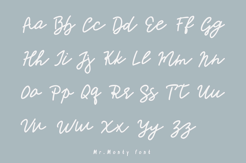 mr-monty-handwritten-script