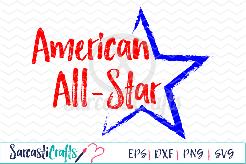 american-all-star-eps-png-dxf-svg