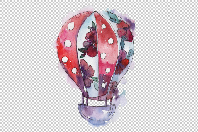 watercolor-hot-air-balloon-png-set