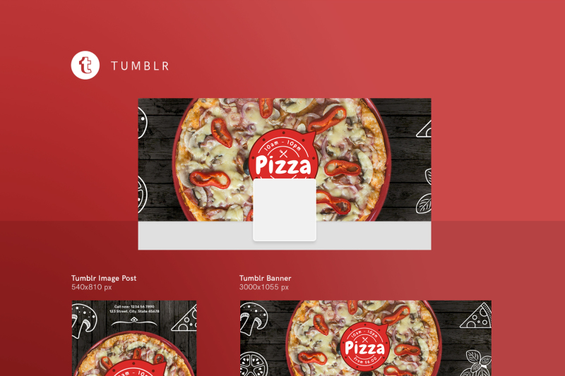 Italian Pizza Web Banner / Lading Page UI