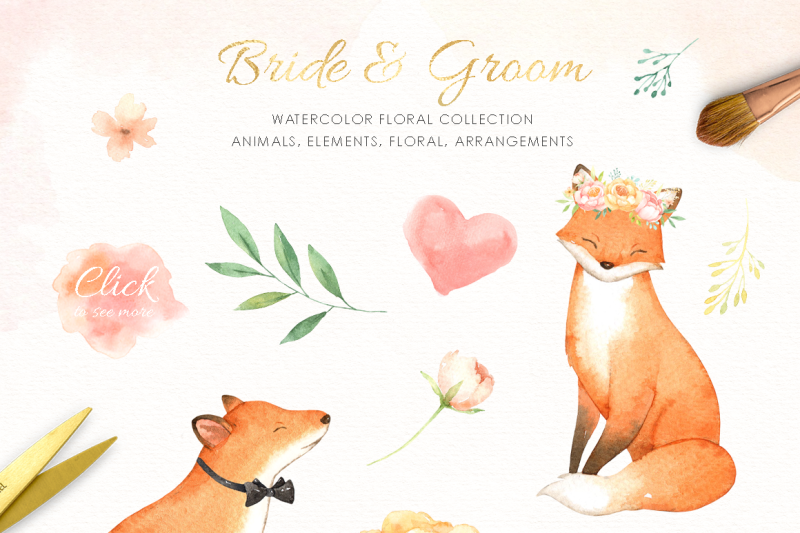 bride-amp-groom-watercolor-clipart
