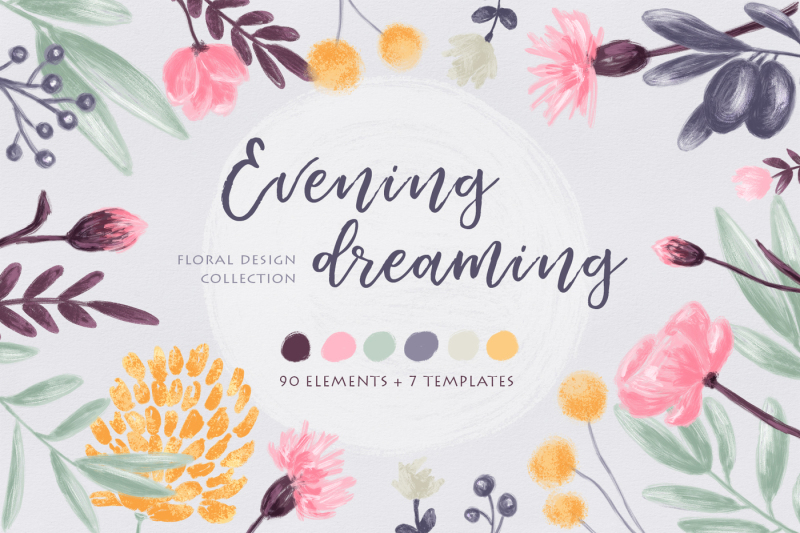 evening-dreaming-floral-set