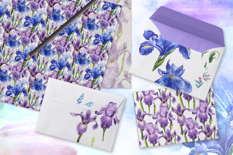 tender-watercolor-irises-png-set