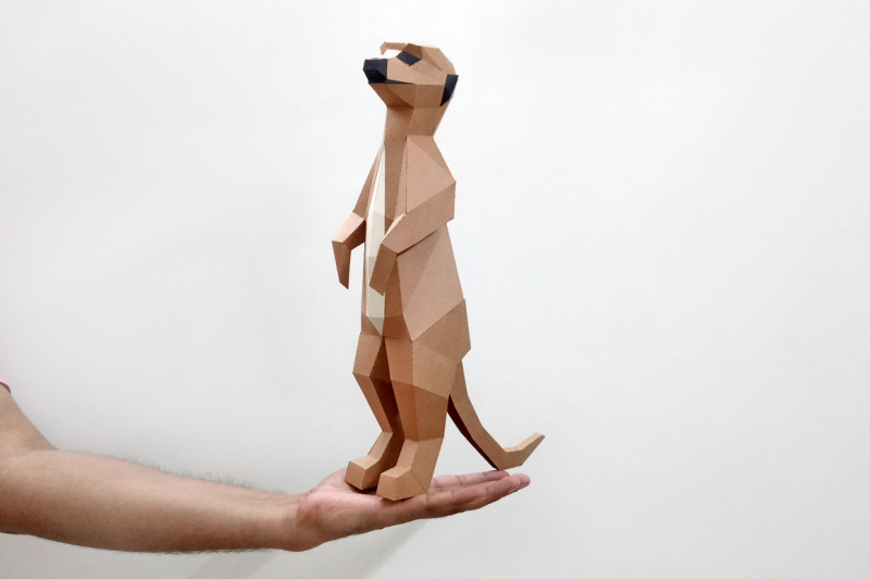 diy-meerkat-3d-papercraft