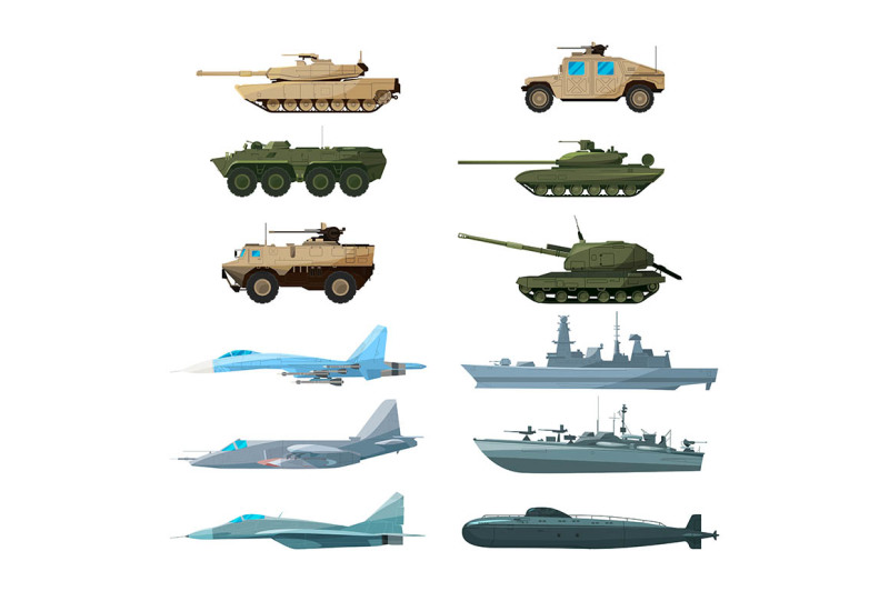 naval-vehicles-airplanes-and-different-warships