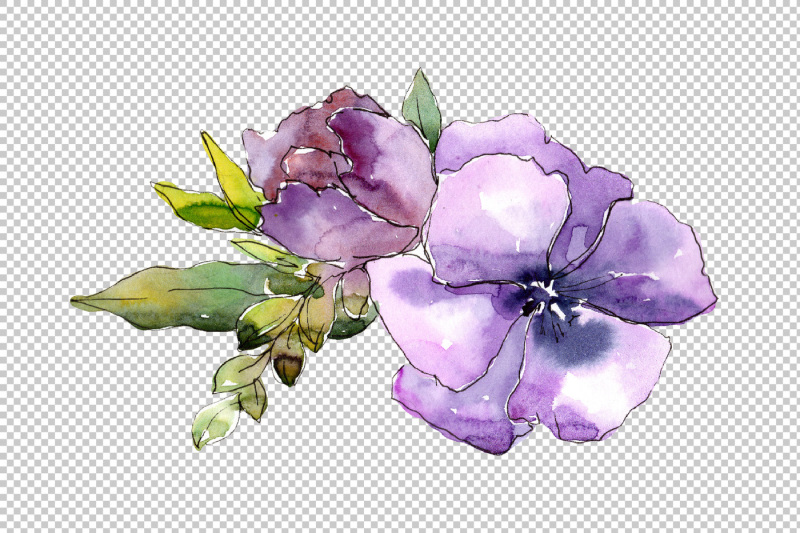 wildflower-bouquets-png-watercolor-set