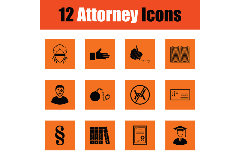 set-of-attorney-icons