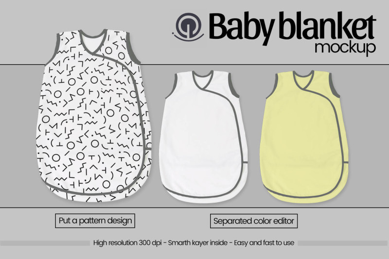 Free Baby blanket mockup (PSD Mockups)