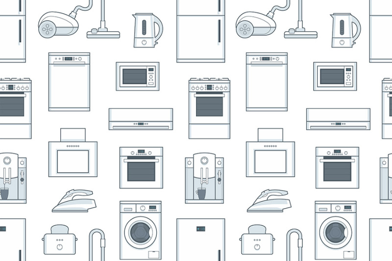 pattern-with-household-appliances