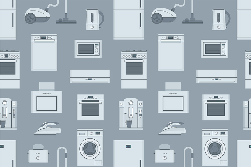 pattern-with-household-appliances
