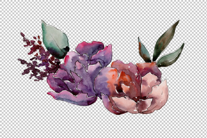 succulent-tropical-flowers-png-watercolor-set