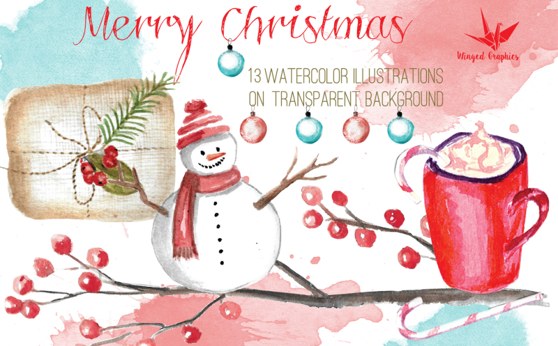 christmas-watercolor-illustrations-set-of-13