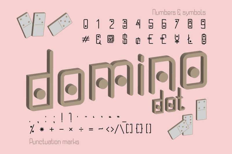 domino-dot-font