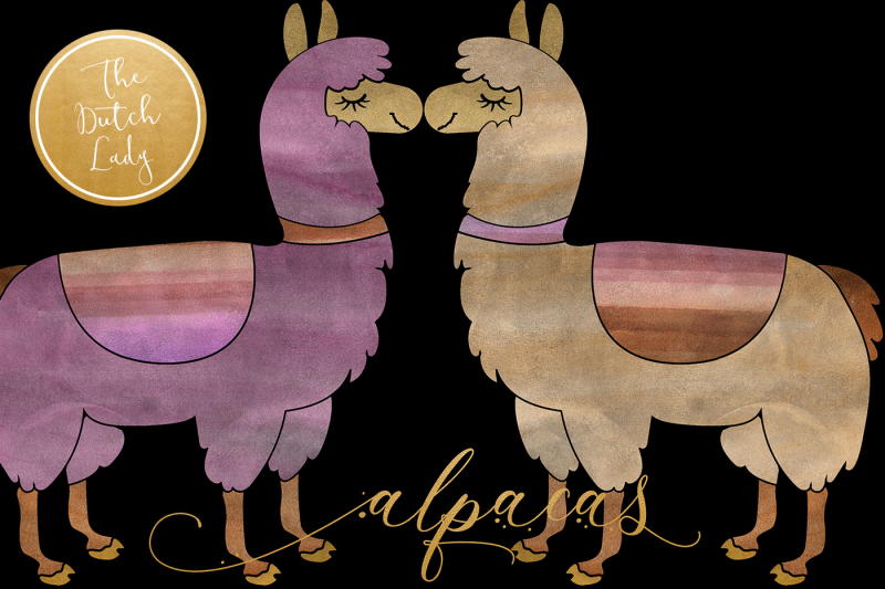 watercolor-lama-and-alpaca-clipart