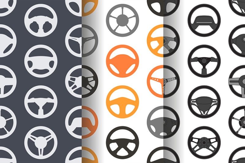 pattern-with-car-steering-wheels