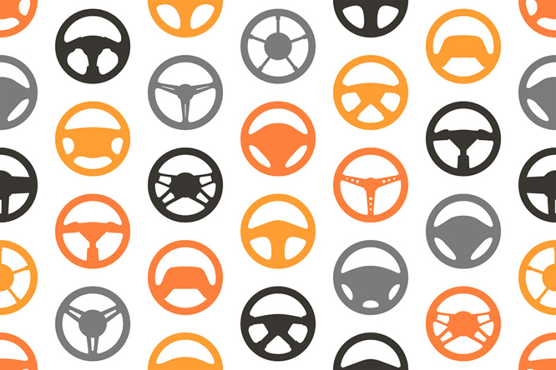 pattern-with-car-steering-wheels