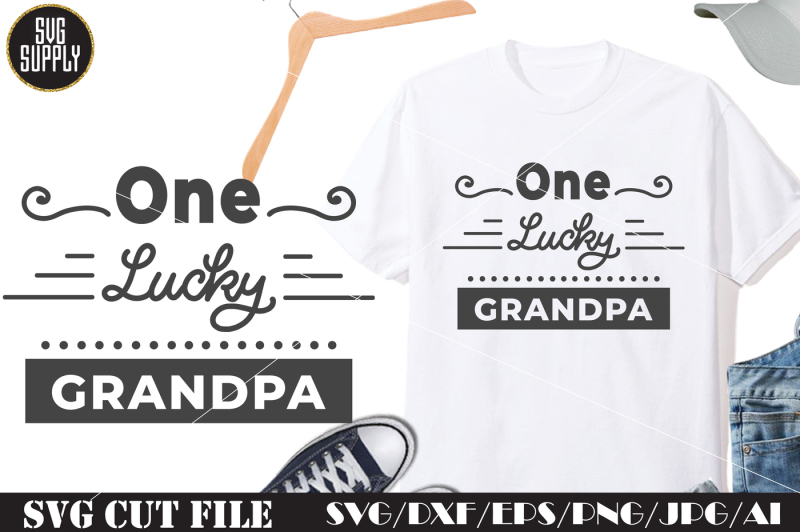 one-lucky-grandpa-svg-cut-file