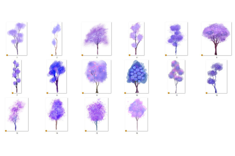 purple-watercolor-trees-clipart